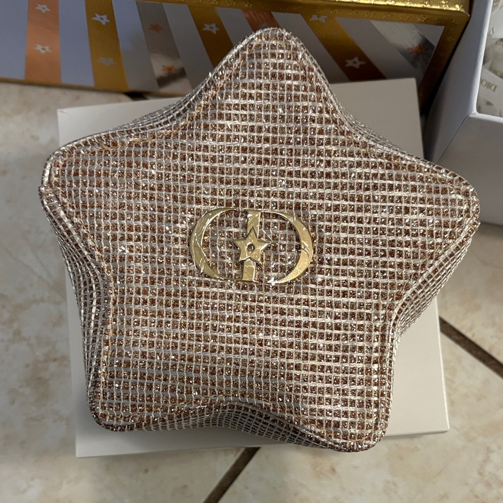 Dior Gold Mini Star Pouch